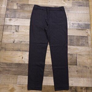 Ministry‎ of Supply pants fusion straight leg women's large black pinstripe